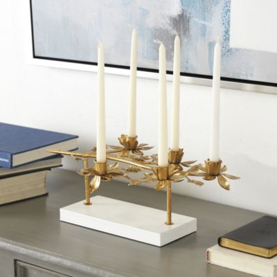 Modern Metal Candelabra