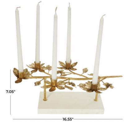 Modern Metal Candelabra