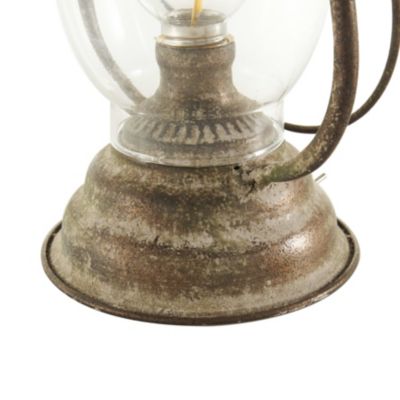 Rustic Metal Accent Lamp