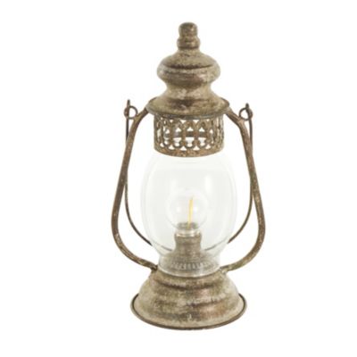 Rustic Metal Accent Lamp