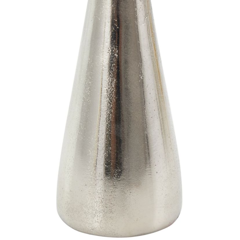 Traditional Aluminum Metal Candle Holder - Set of 2