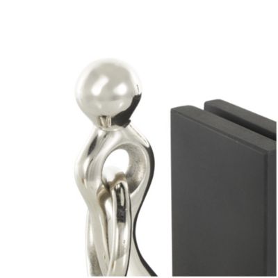 Nautical Aluminum Metal Bookends - Set of 2