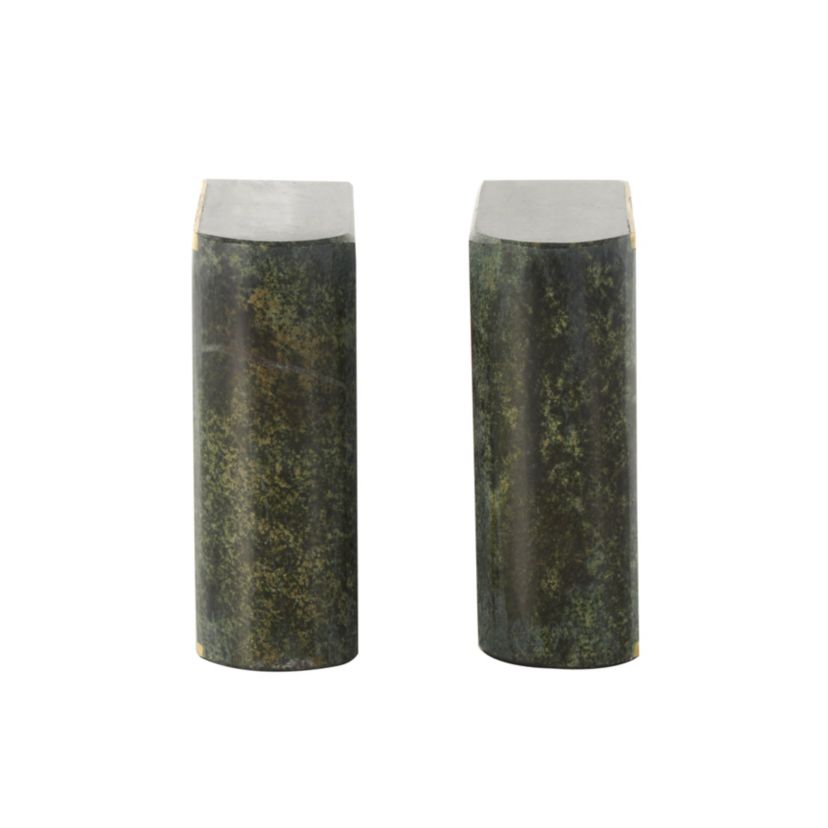 Modern Marble Bookends - Set of 2