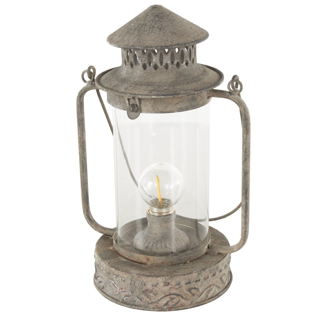Rustic Metal Candle Lantern