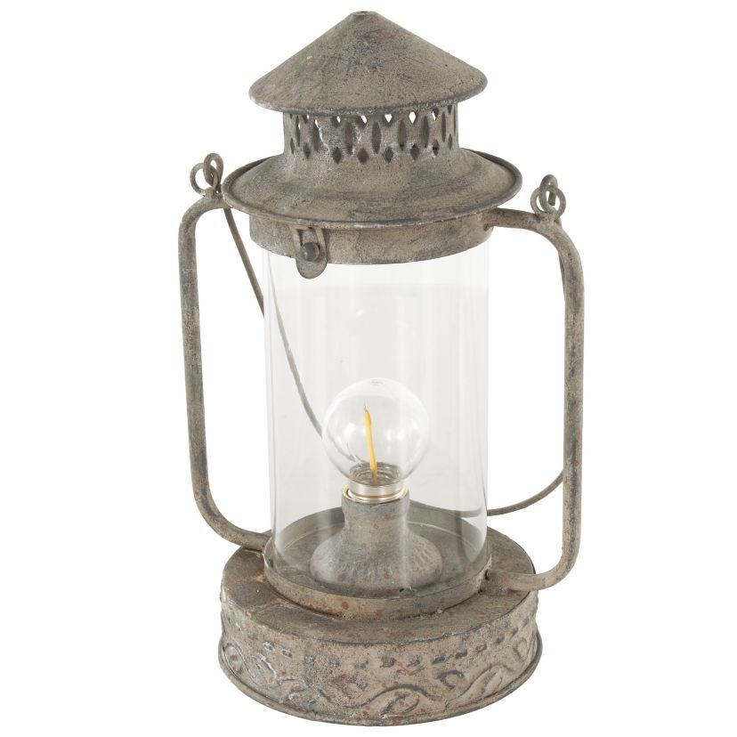 Rustic Metal Candle Lantern