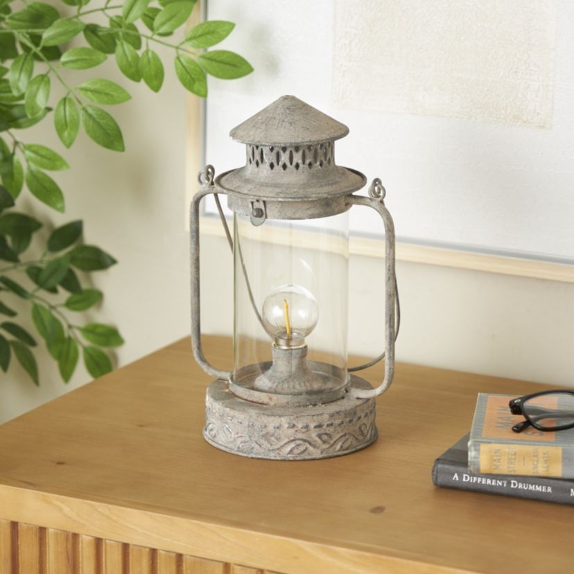 Rustic Metal Candle Lantern