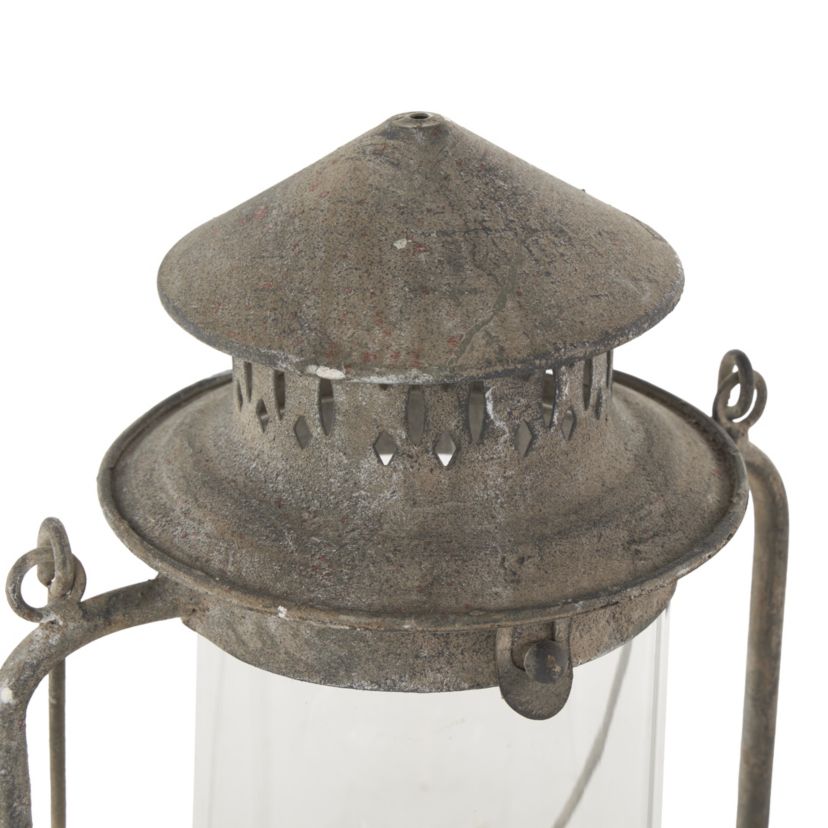 Rustic Metal Candle Lantern