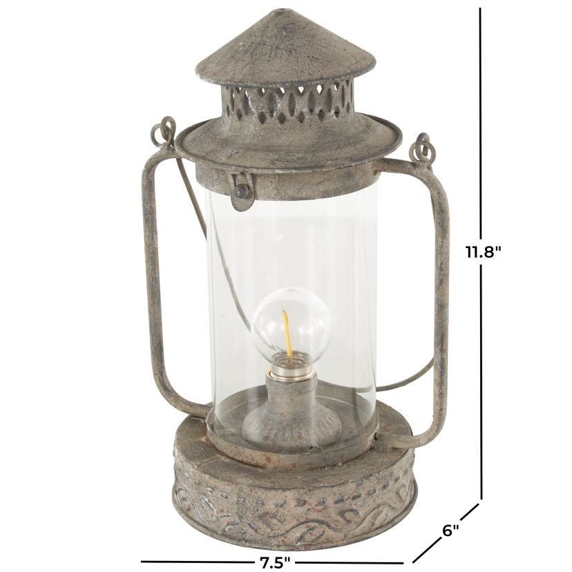 Rustic Metal Candle Lantern
