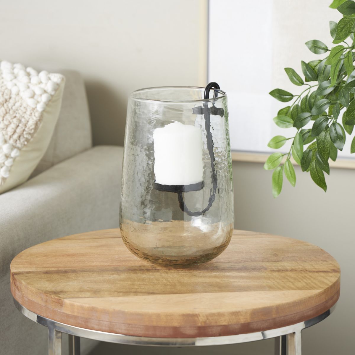 Modern Glass Candle Holder