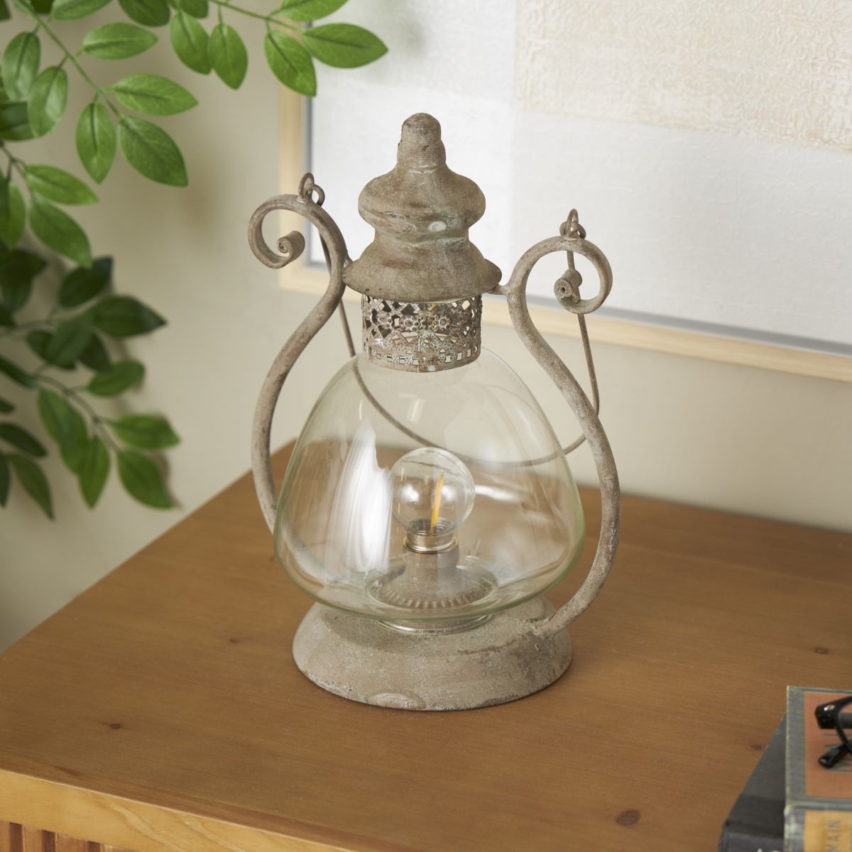 Rustic Metal Candle Lantern
