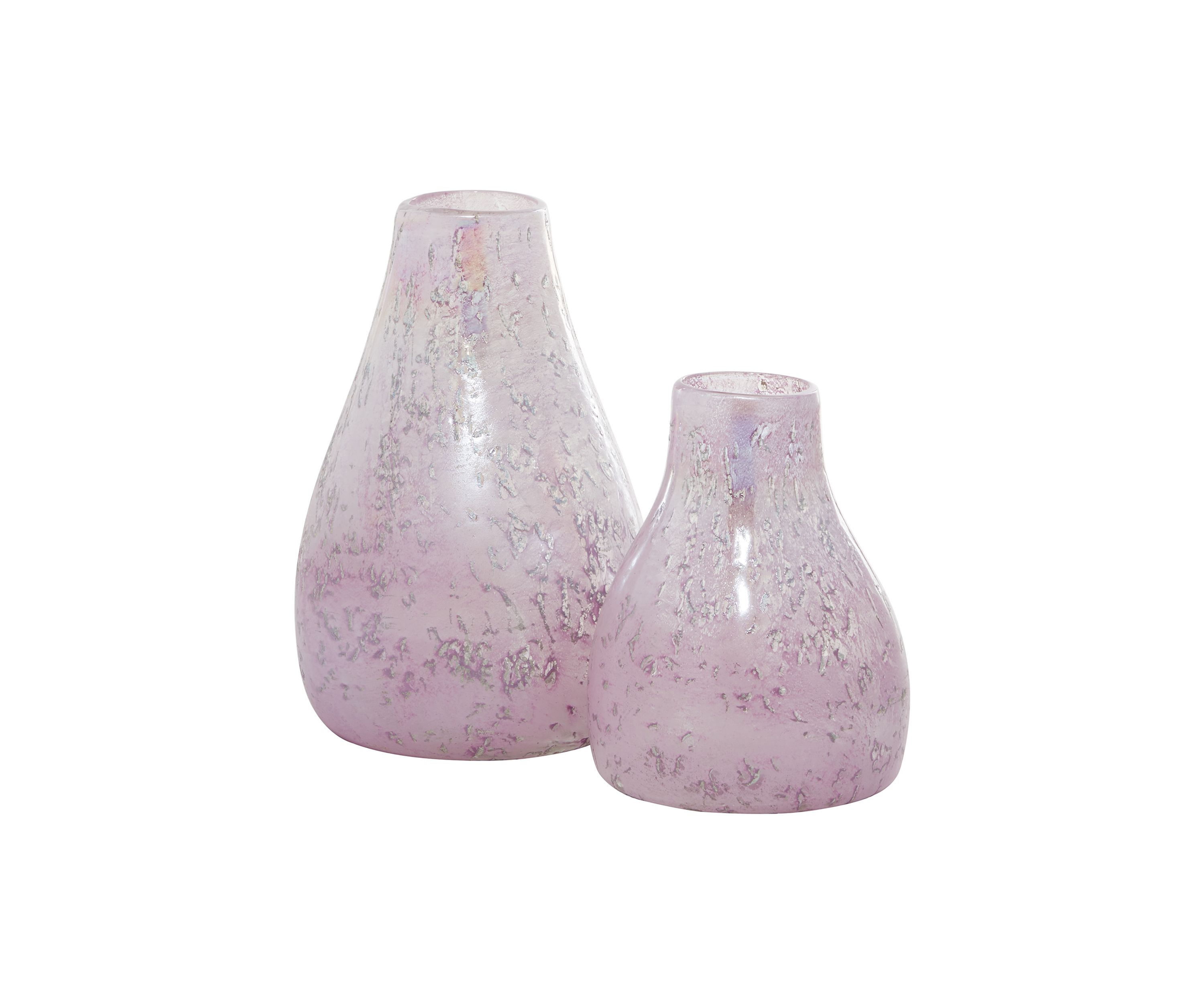 Contemporary Glass Vase - Set of 2