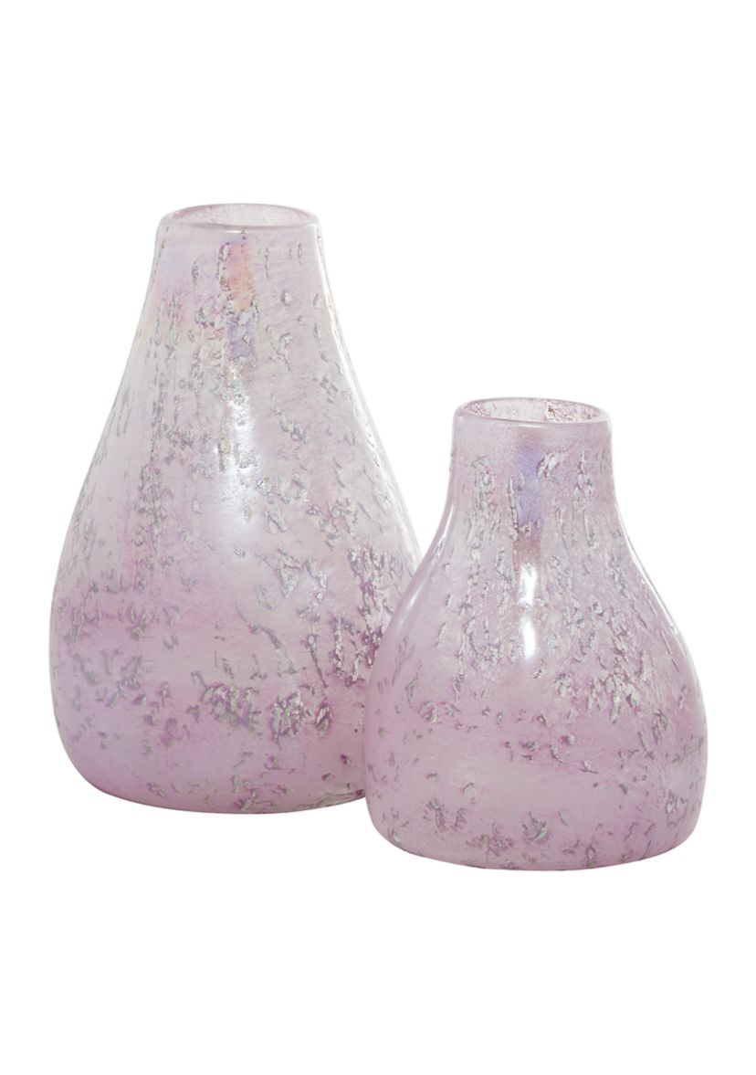 Contemporary Glass Vase - Set of 2