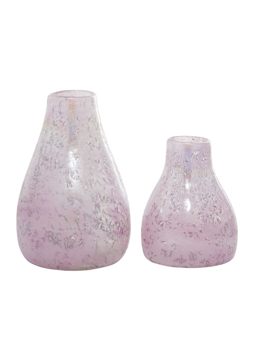 Contemporary Glass Vase - Set of 2