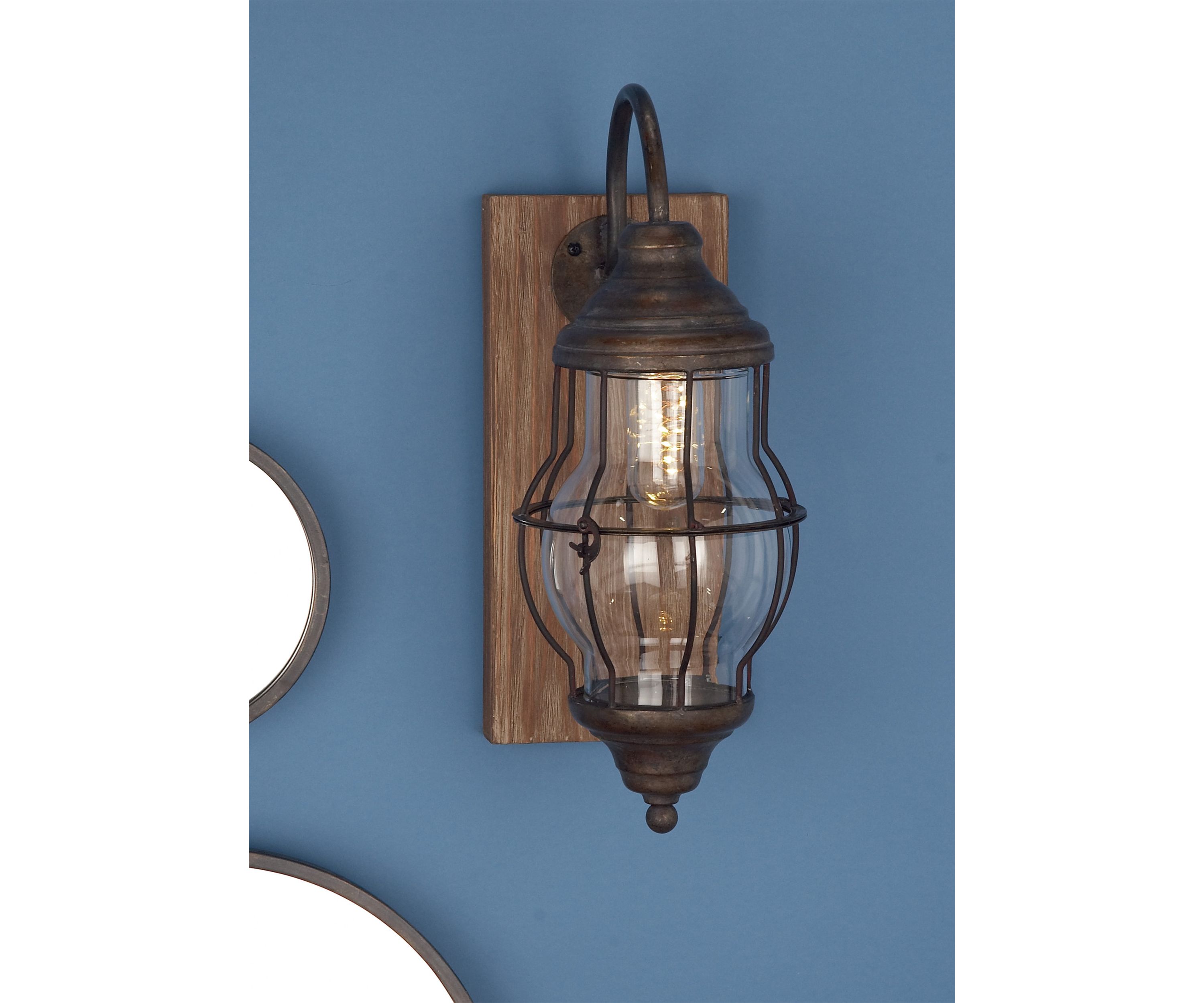 Industrial Metal Accent Lamp