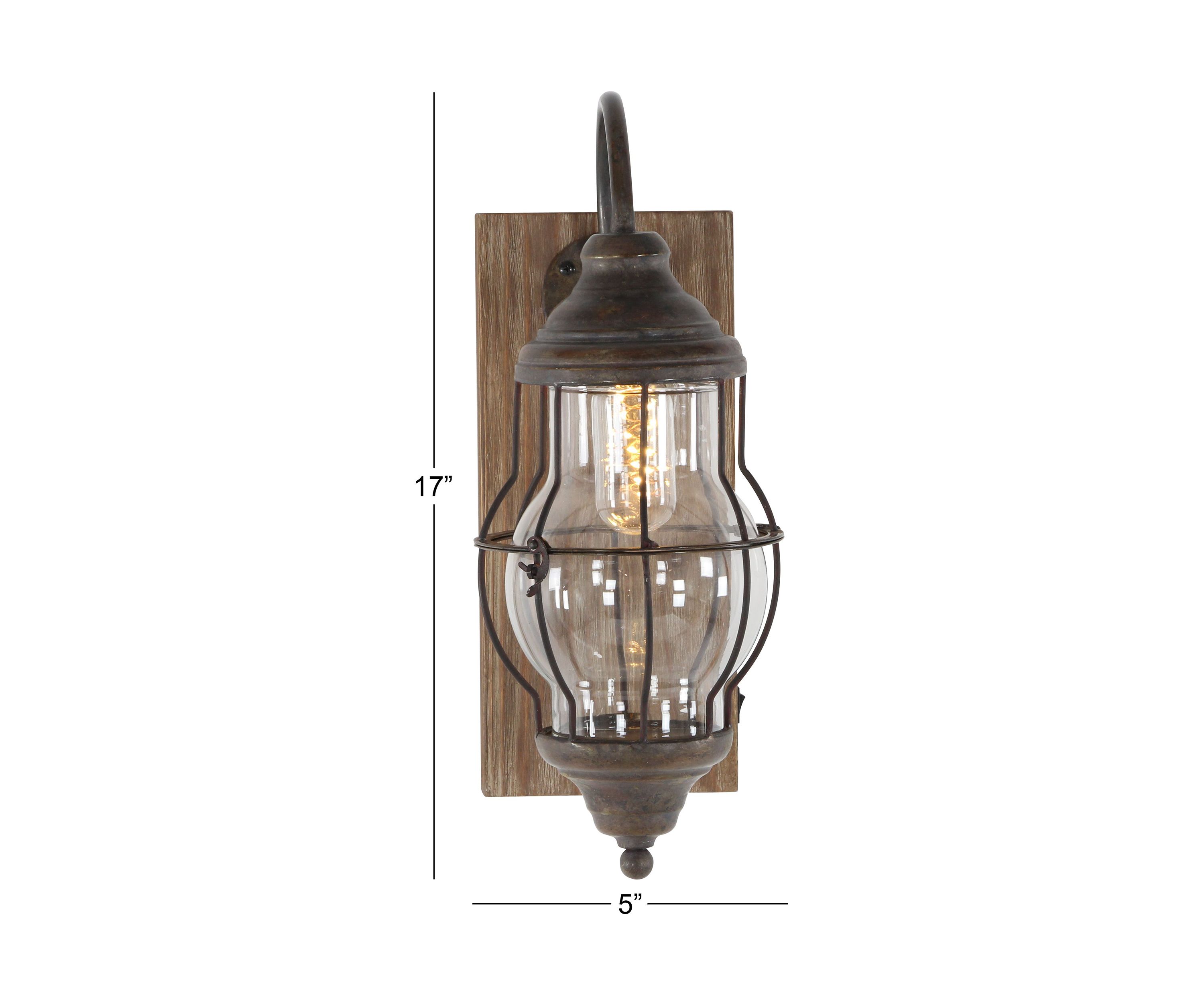 Industrial Metal Accent Lamp