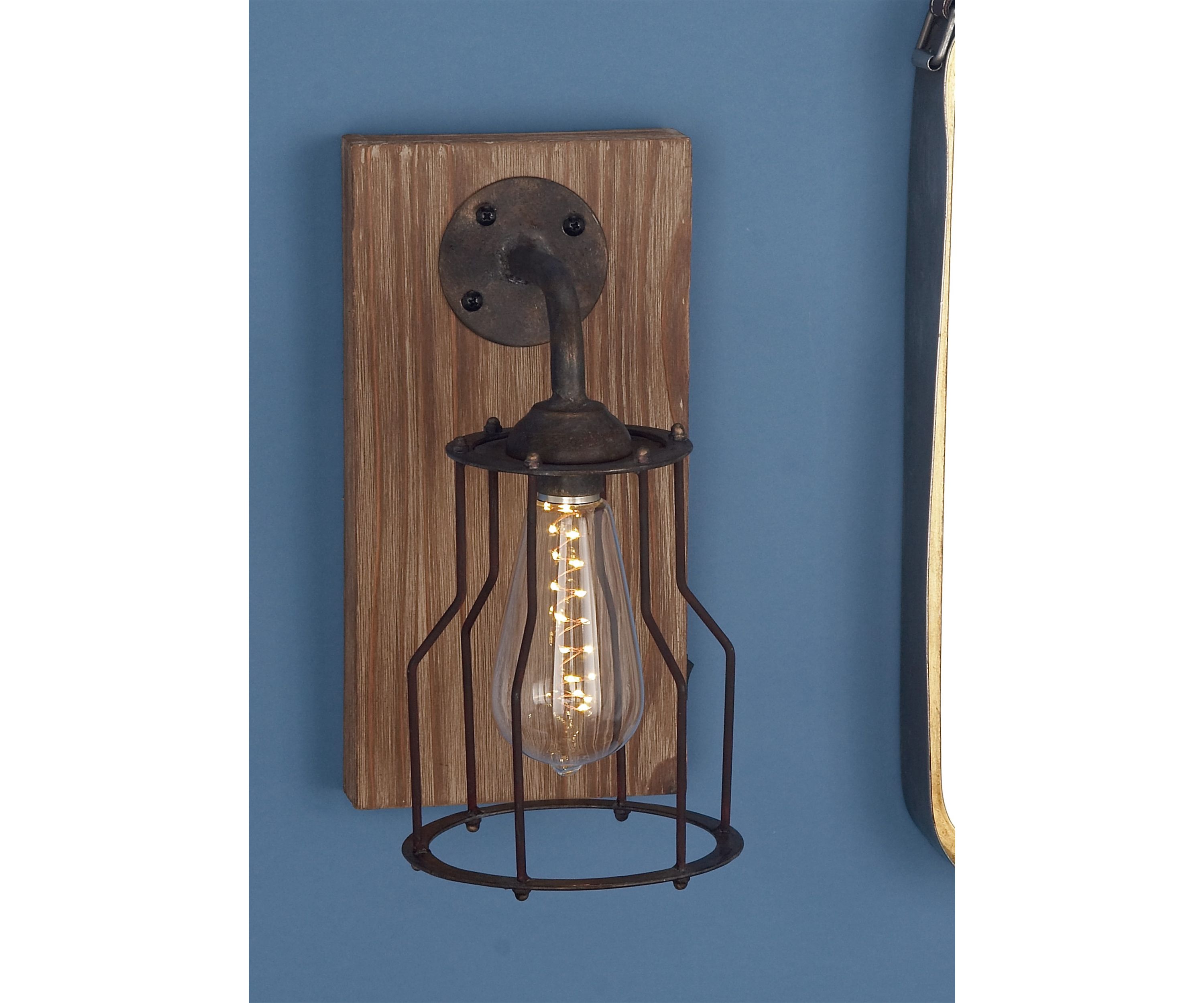 Industrial Metal Accent Lamp