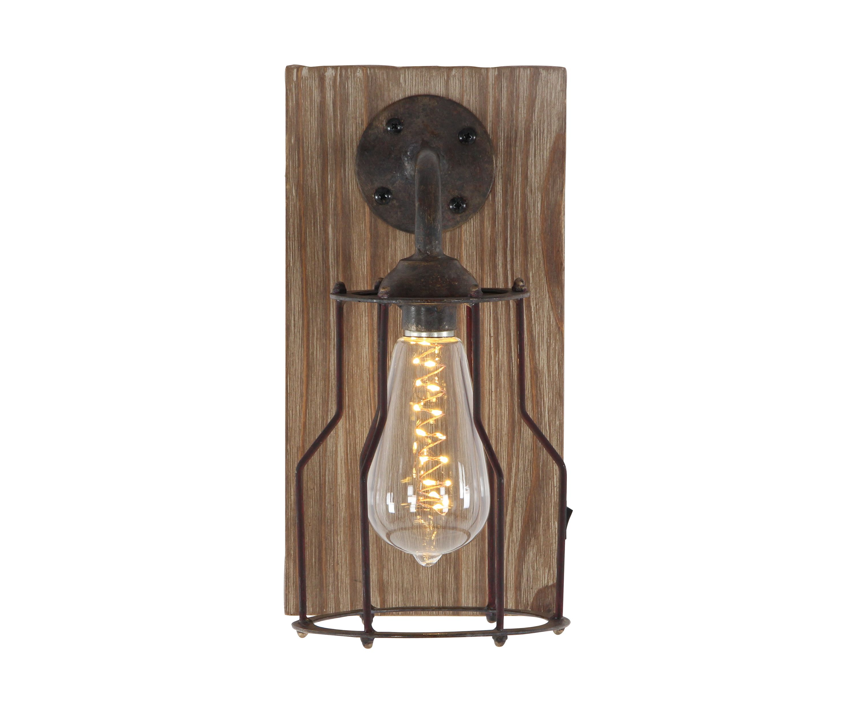 Industrial Metal Accent Lamp
