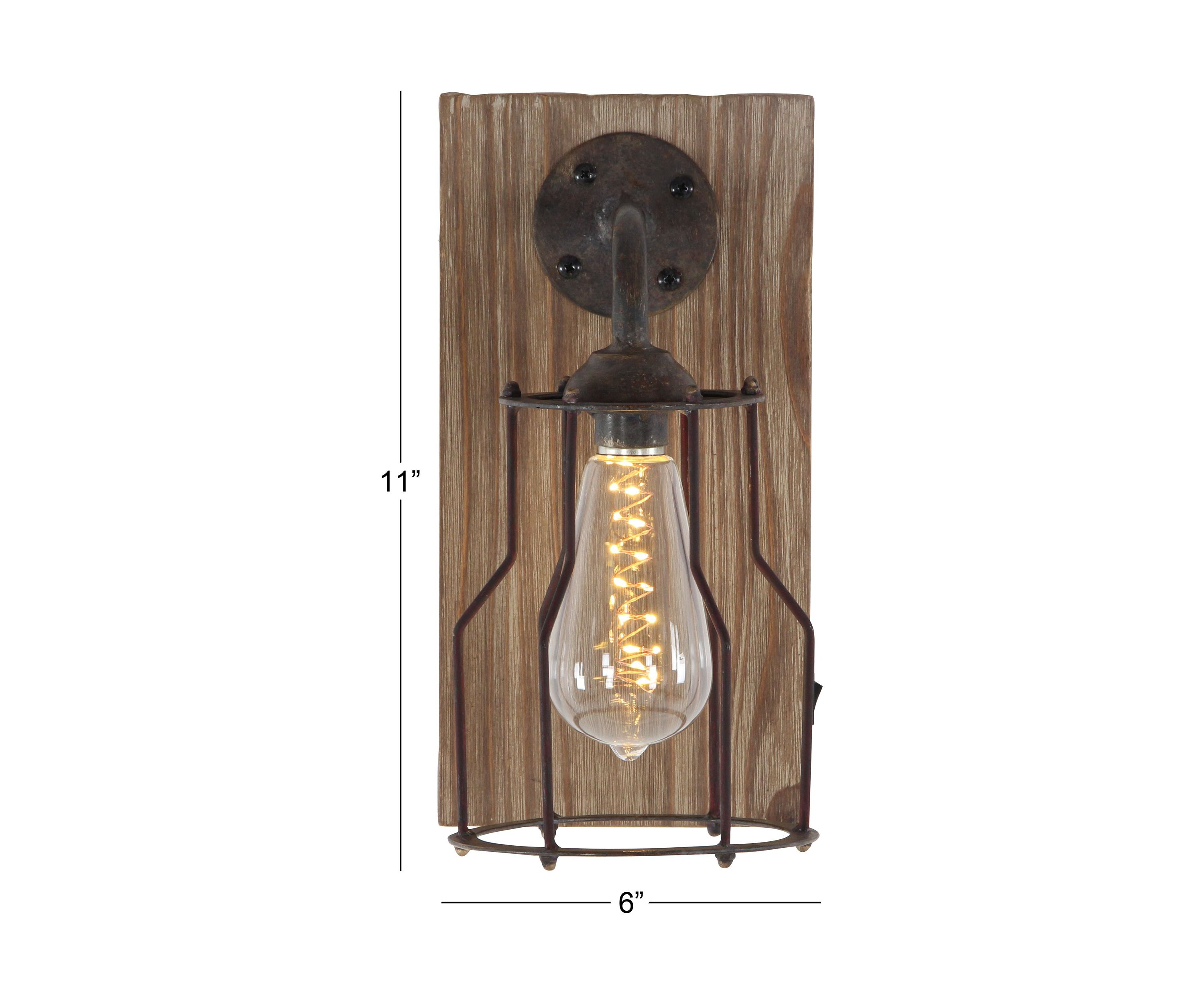 Industrial Metal Accent Lamp