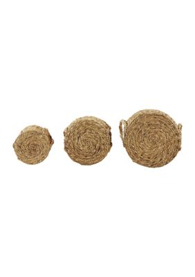 Coastal Seagrass Storage Basket - Set of 3