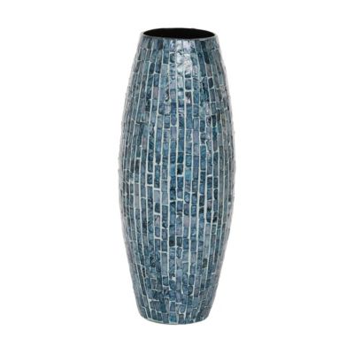 Coastal Mother of Pearl Shell Vase