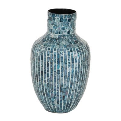 Coastal Mother of Pearl Shell Vase