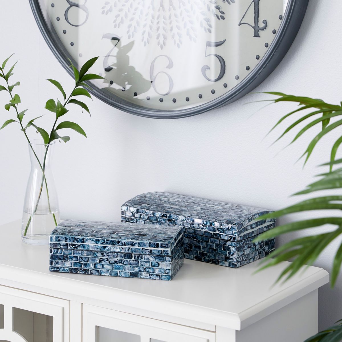 Coastal Wood Box - Set of 2