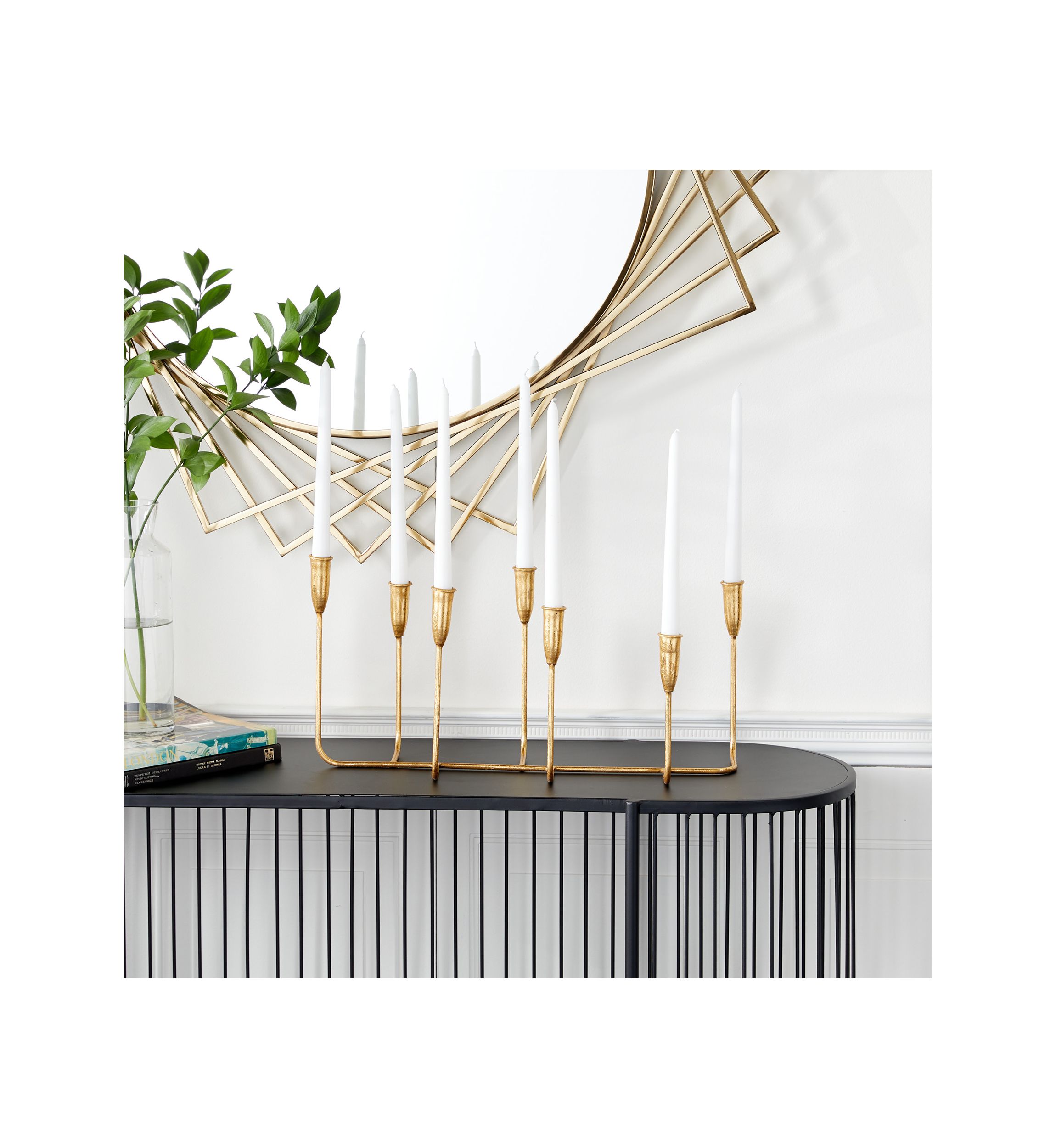 Contemporary Metal Candelabra