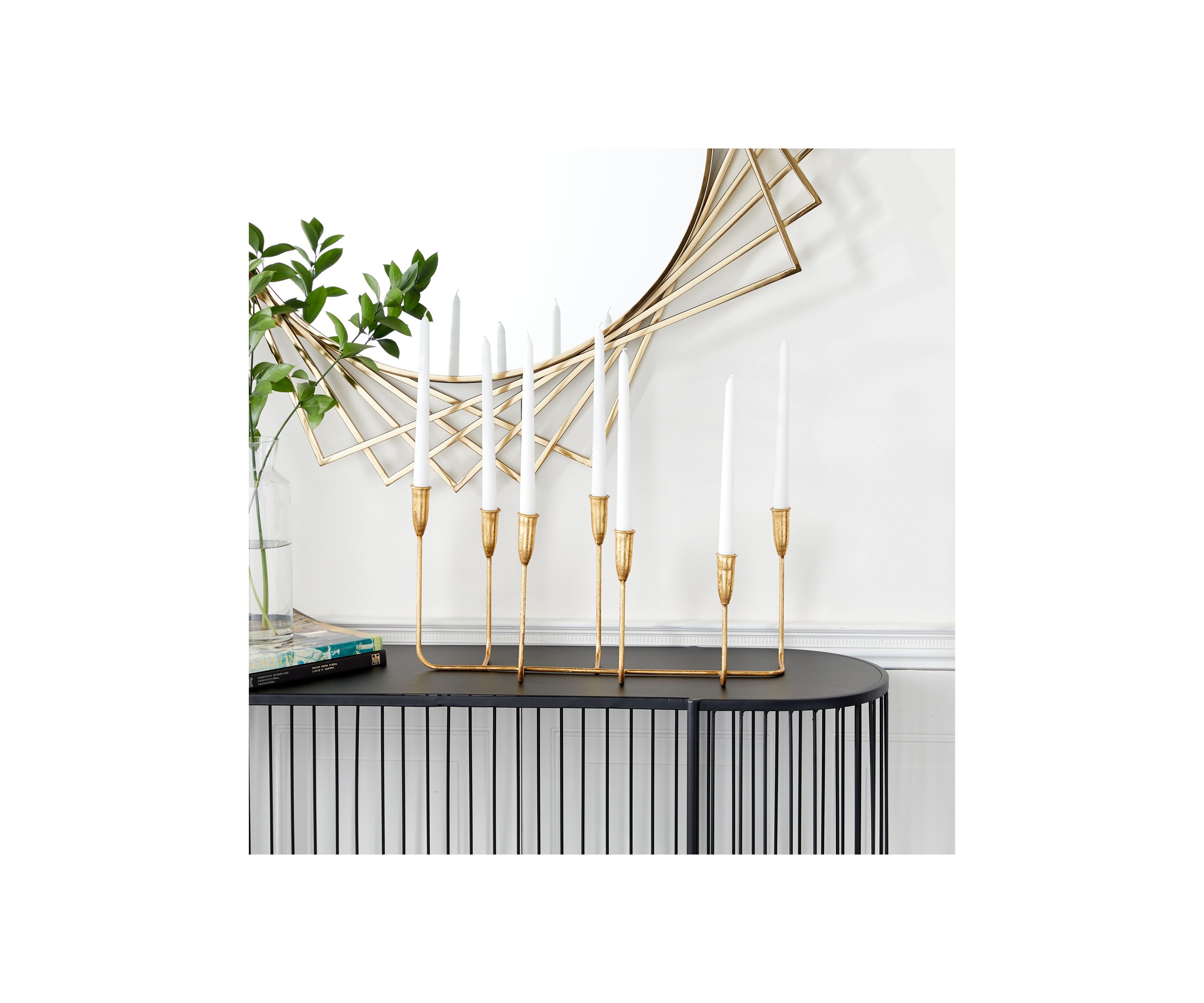 Contemporary Metal Candelabra