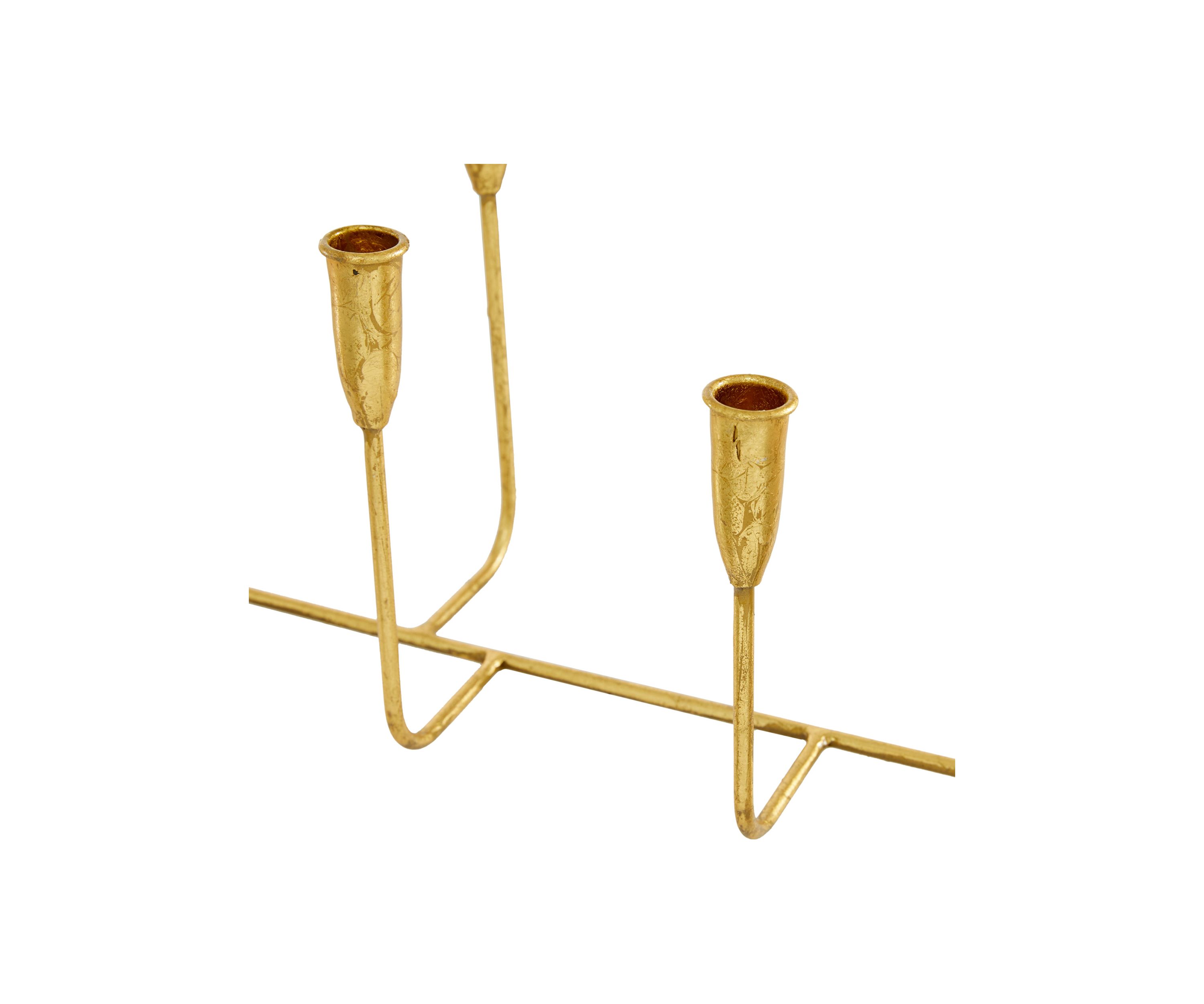 Contemporary Metal Candelabra