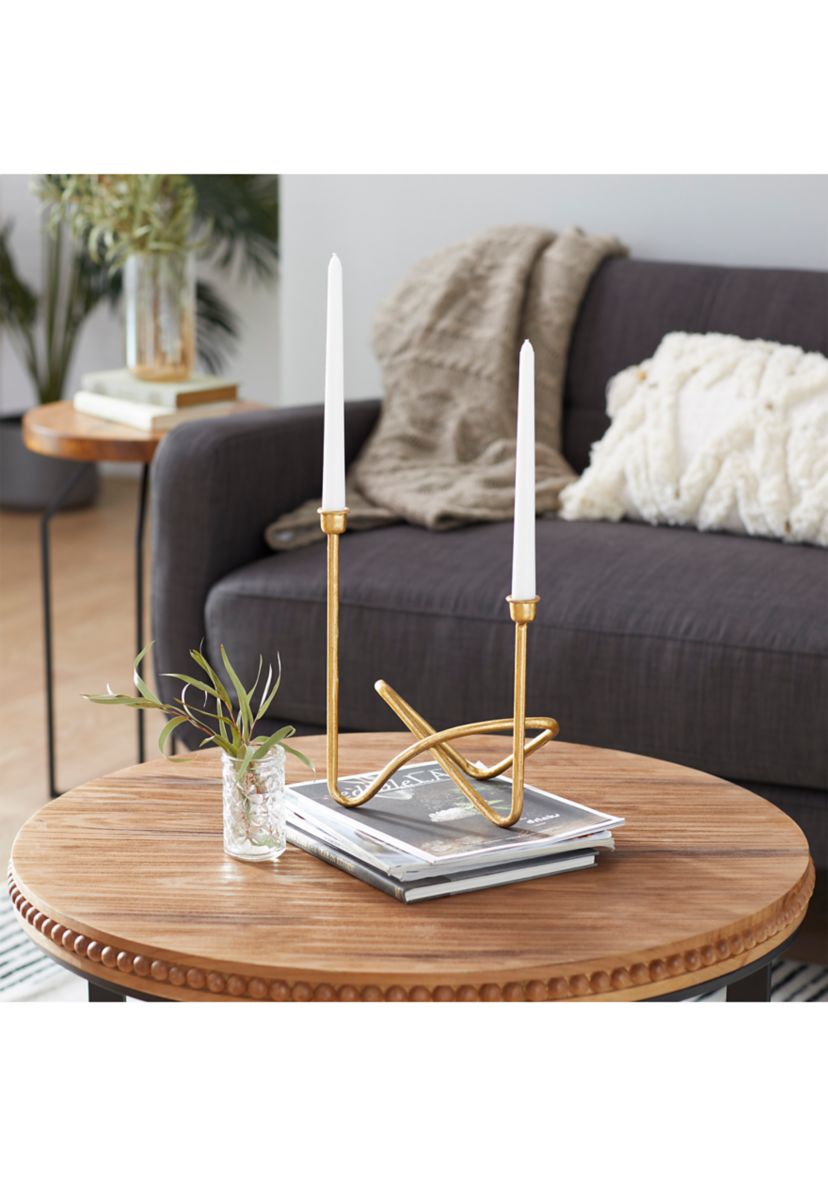Contemporary Metal Candelabra