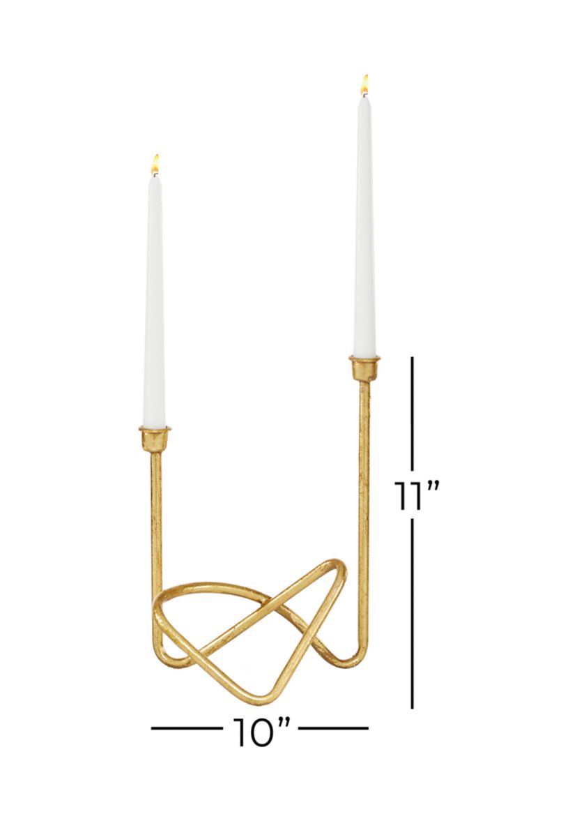 Contemporary Metal Candelabra