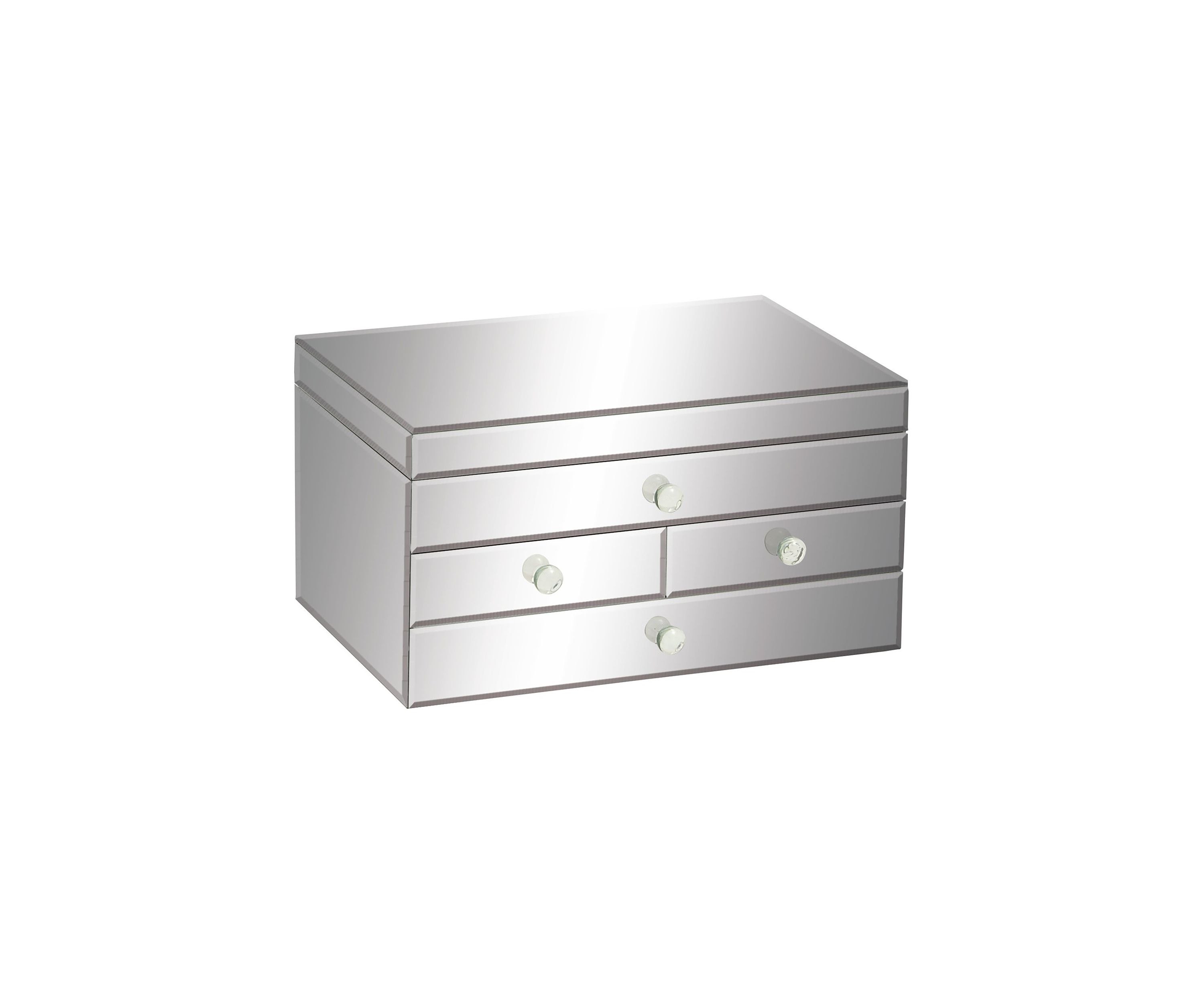 Glam Glass Jewelry Box