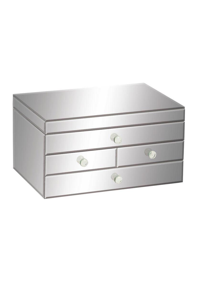 Glam Glass Jewelry Box