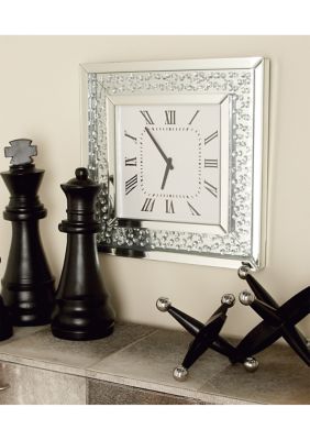 Glam Wooden Wall Clock