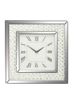 Glam Wooden Wall Clock