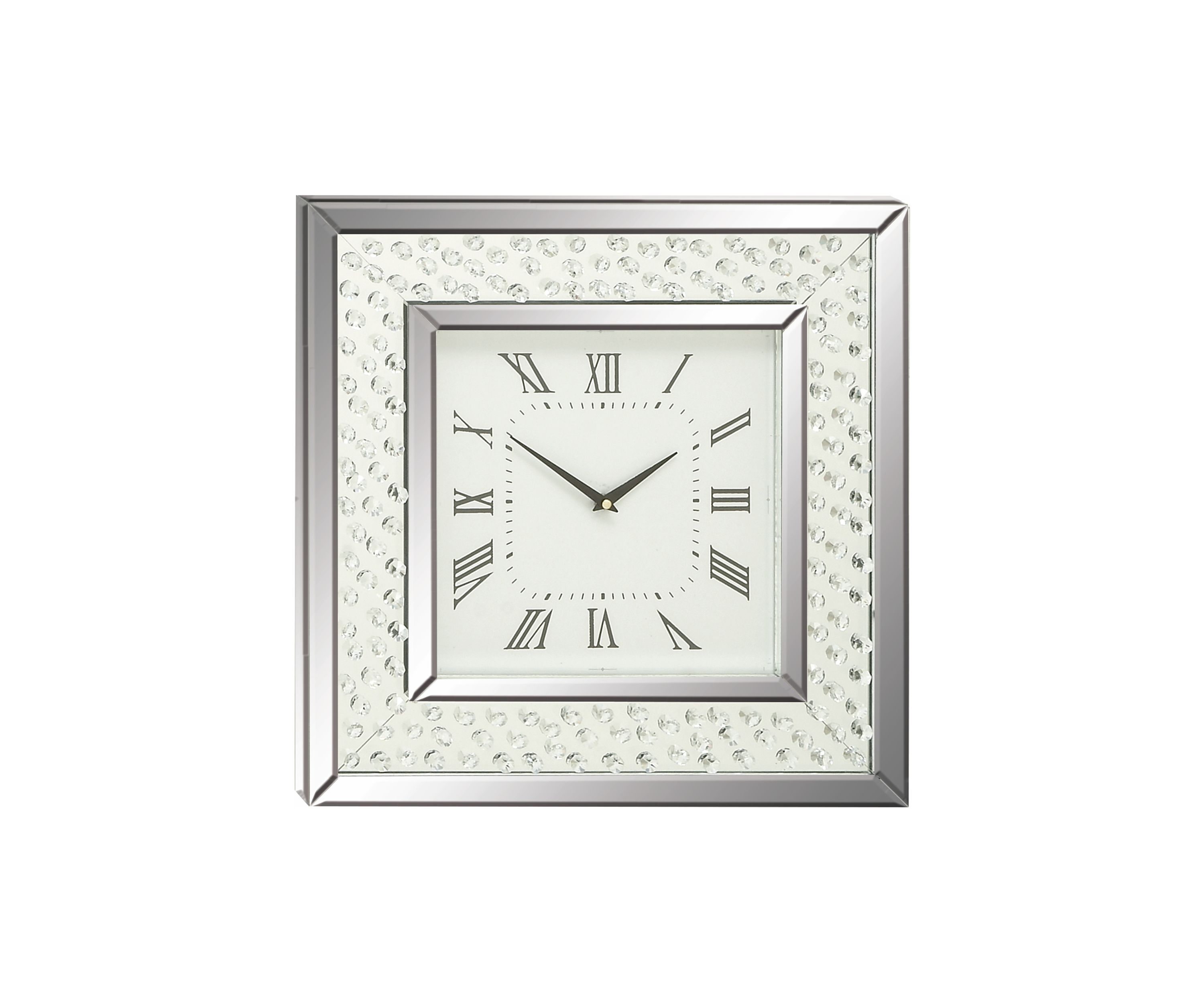 Glam Wooden Wall Clock