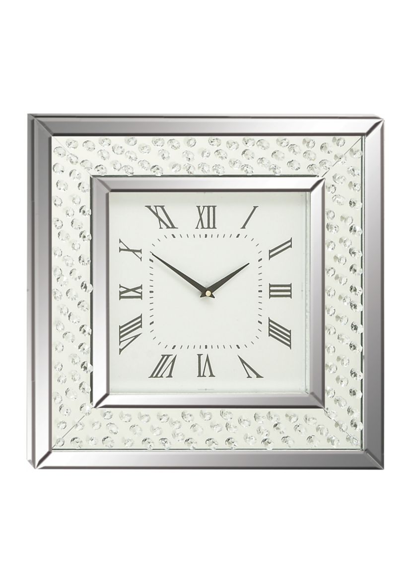 Glam Wooden Wall Clock