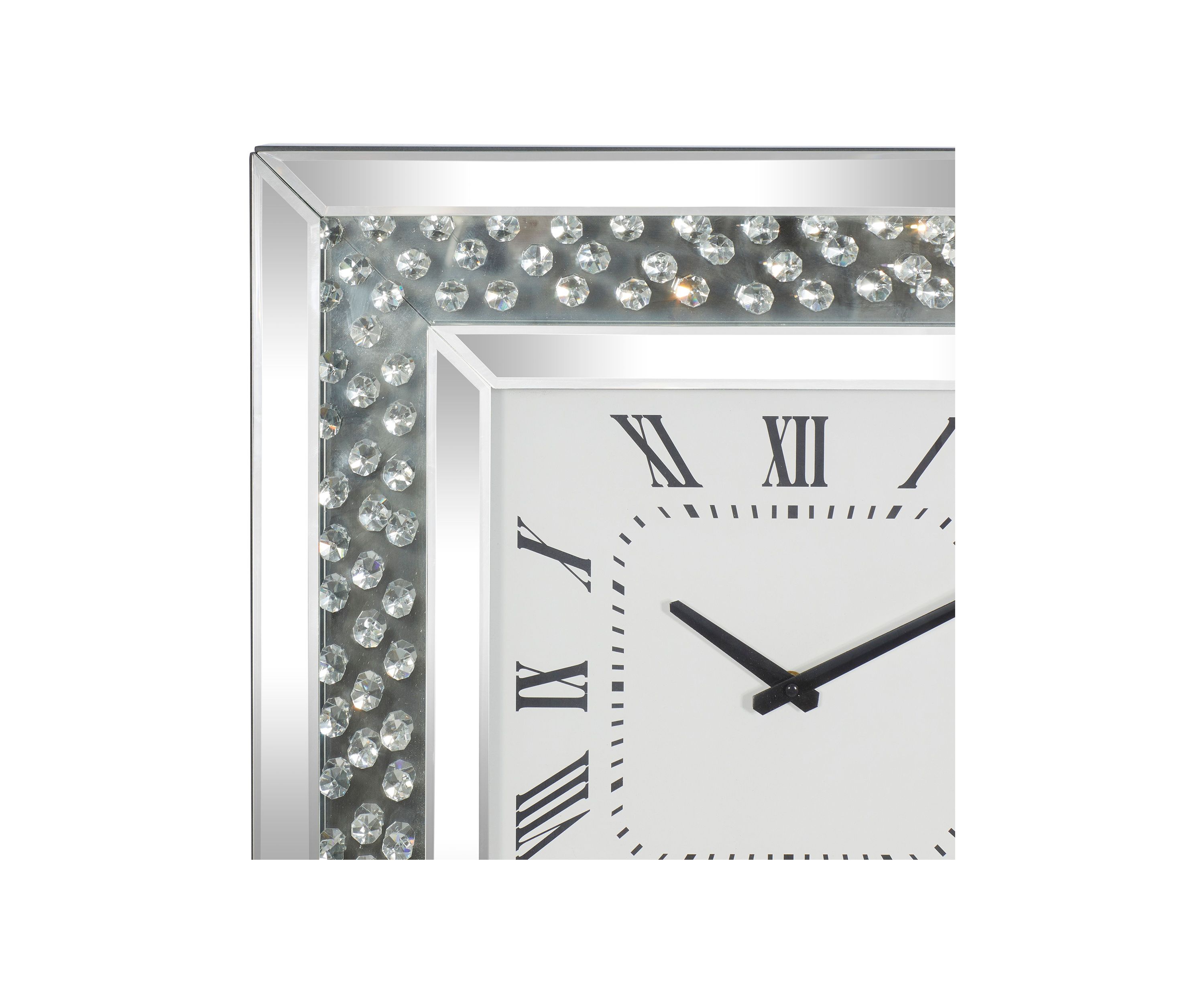 Glam Wooden Wall Clock