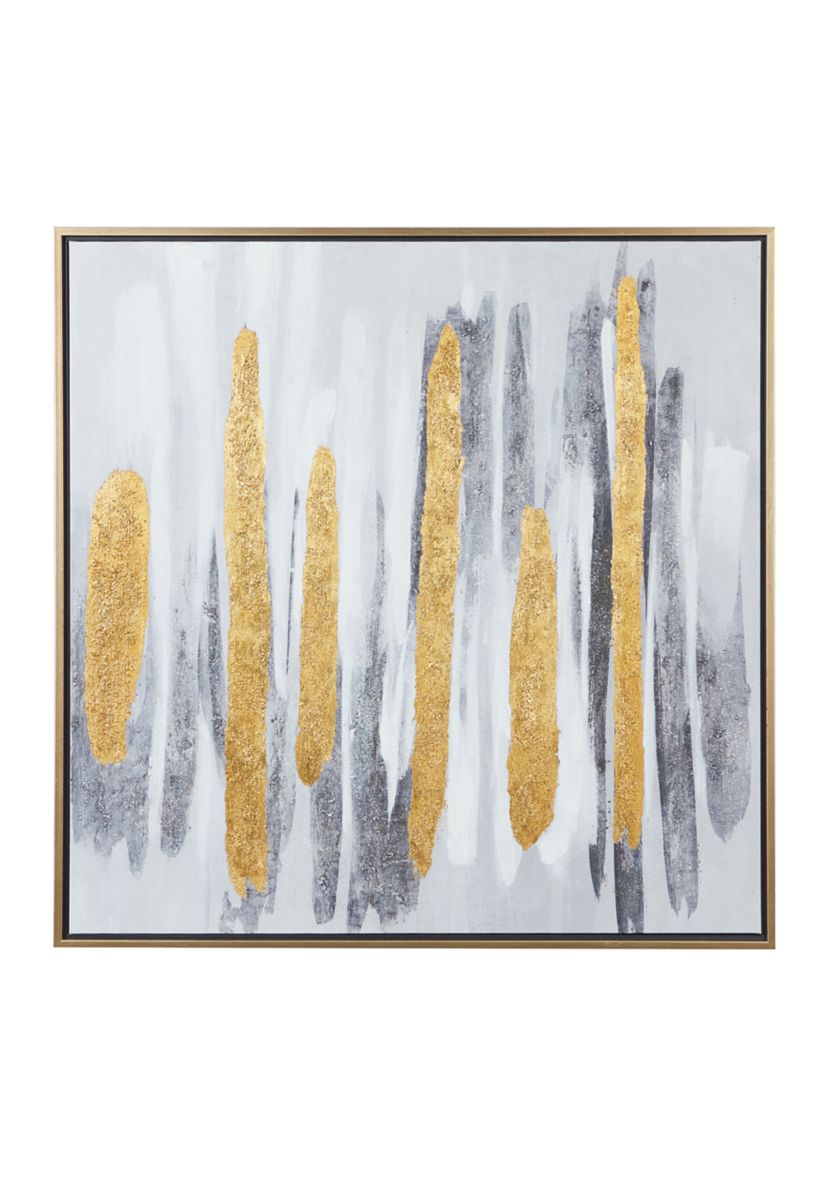 Glam Canvas Framed Wall Art