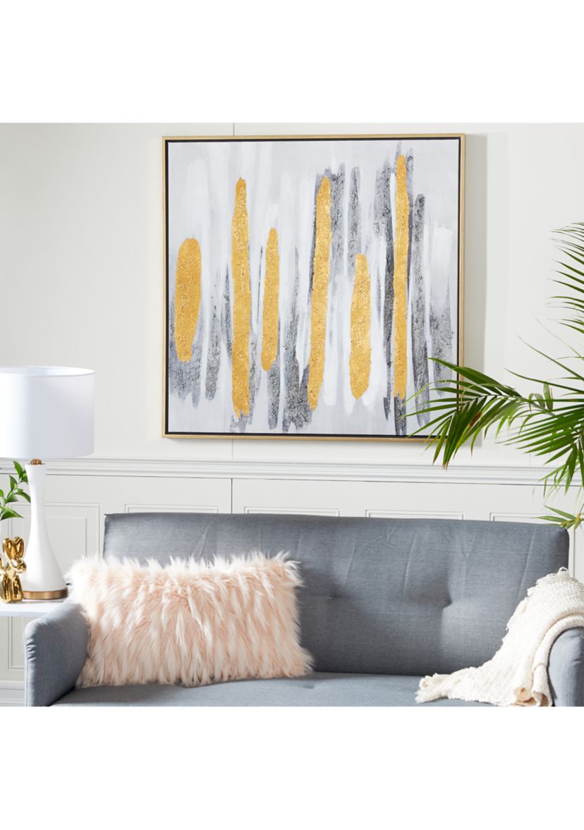 Glam Canvas Framed Wall Art