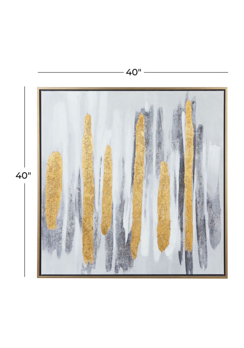 Glam Canvas Framed Wall Art
