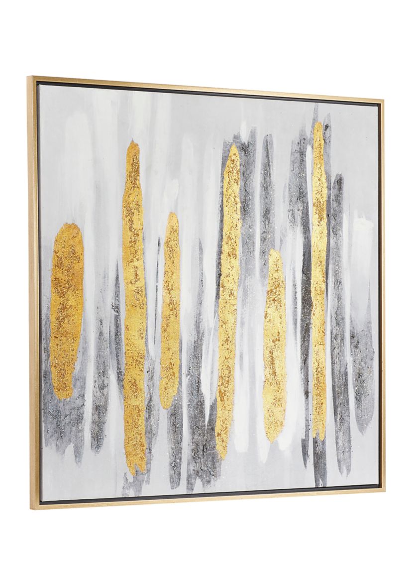 Glam Canvas Framed Wall Art