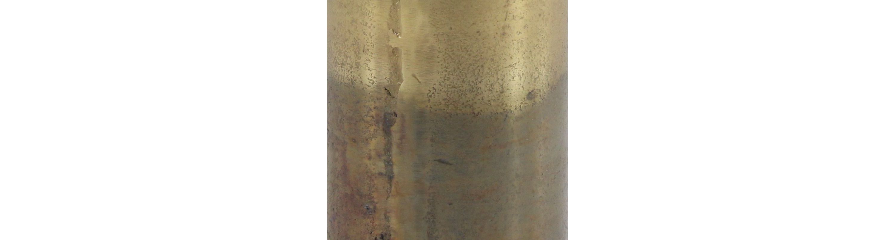 Rustic Aluminum Metal Vase