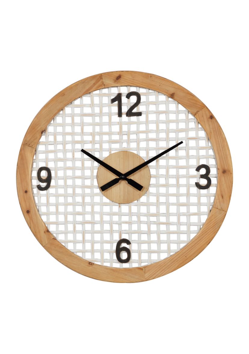 Farmhouse Wood Wall Clock
