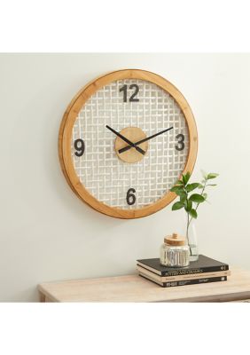 Farmhouse Wood Wall Clock