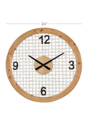 Farmhouse Wood Wall Clock