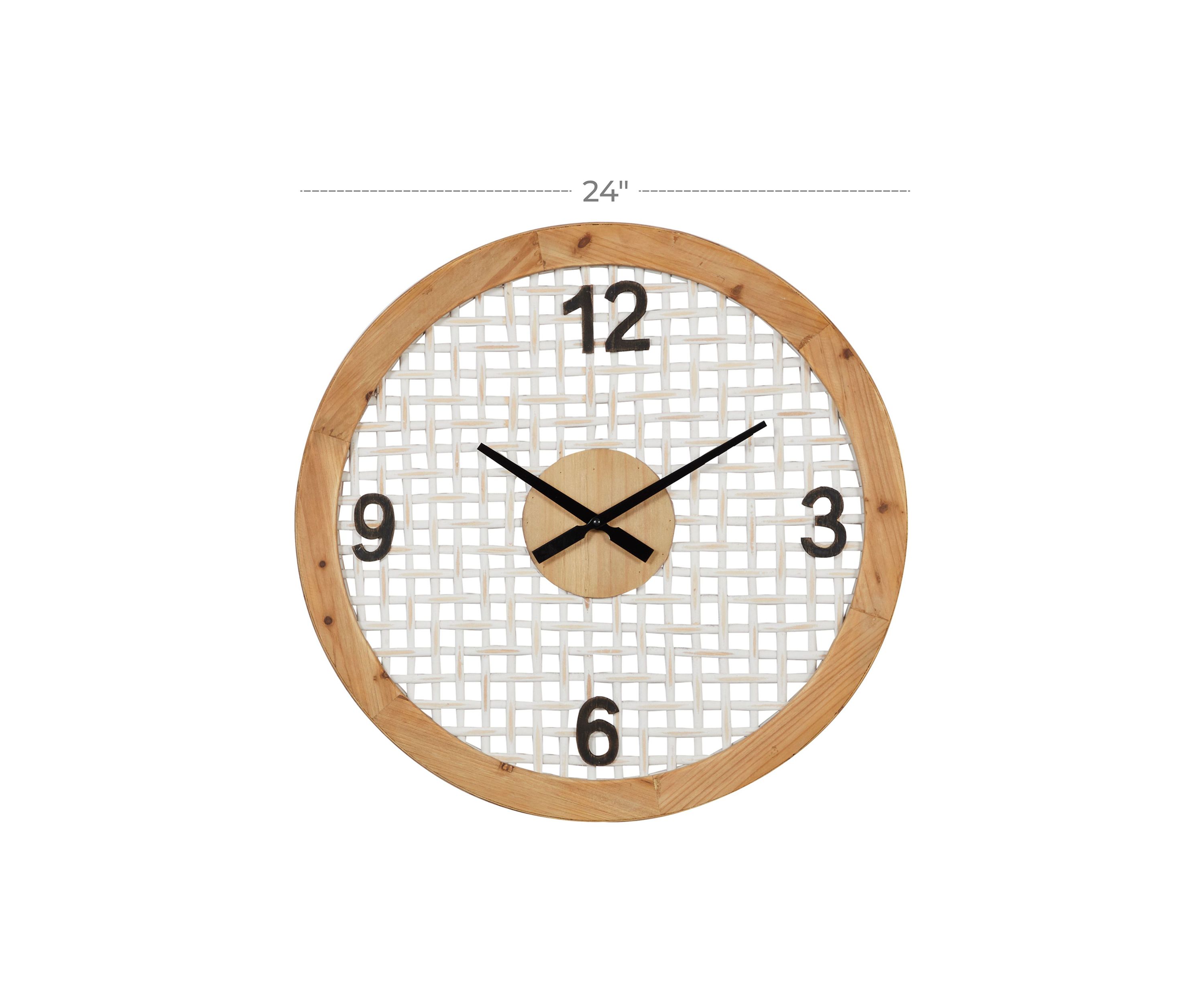 Farmhouse Wood Wall Clock
