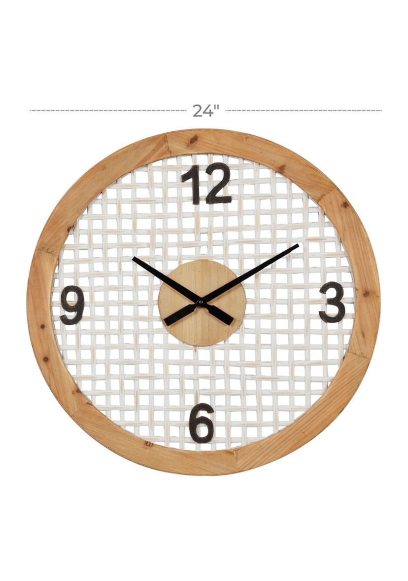 Farmhouse Wood Wall Clock