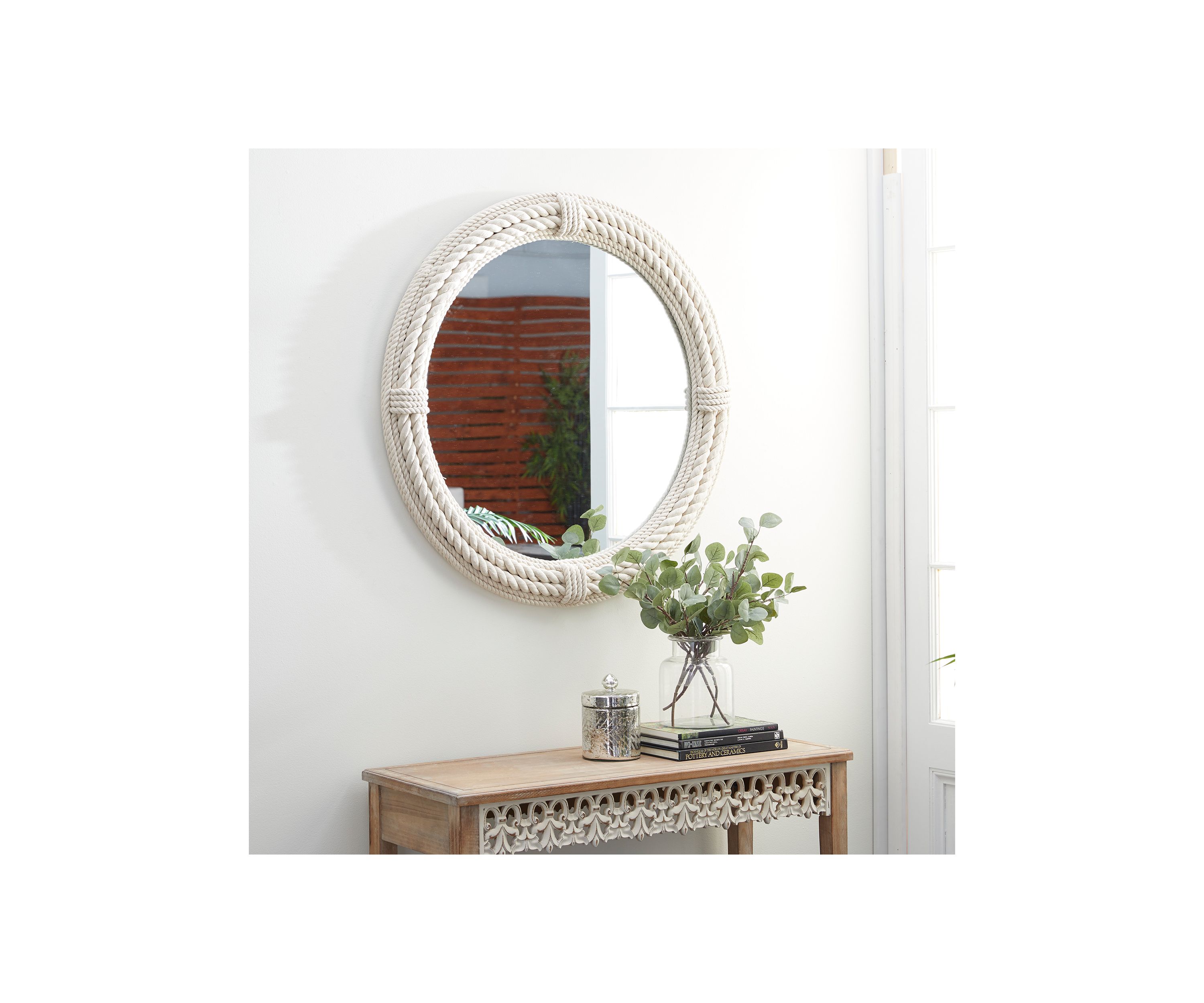 Coastal Wooden Wall Mirror