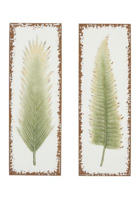 Contemporary Metal Wall Decor - Set of 2